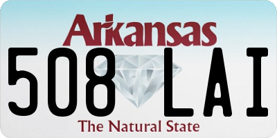 AR license plate 508LAI