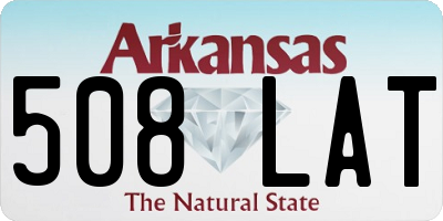 AR license plate 508LAT