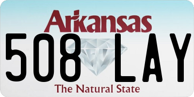 AR license plate 508LAY