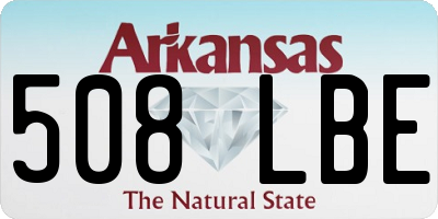 AR license plate 508LBE
