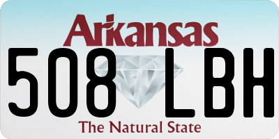 AR license plate 508LBH