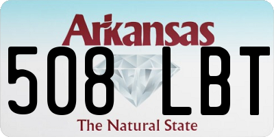 AR license plate 508LBT