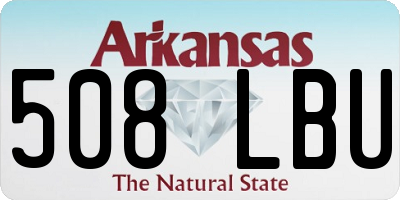 AR license plate 508LBU