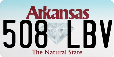 AR license plate 508LBV