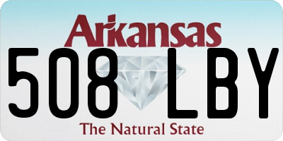 AR license plate 508LBY