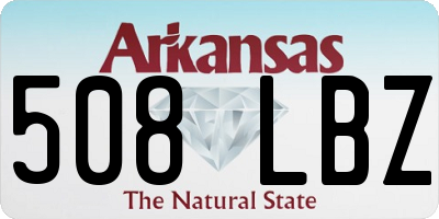 AR license plate 508LBZ