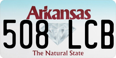 AR license plate 508LCB