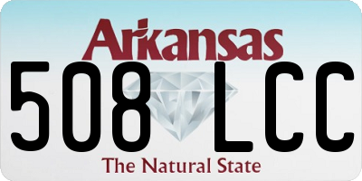 AR license plate 508LCC