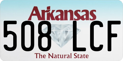 AR license plate 508LCF