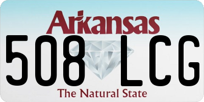AR license plate 508LCG