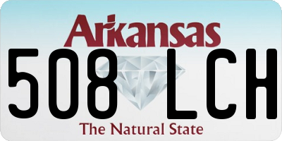 AR license plate 508LCH
