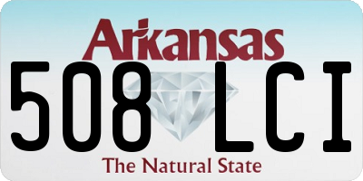 AR license plate 508LCI