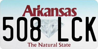 AR license plate 508LCK