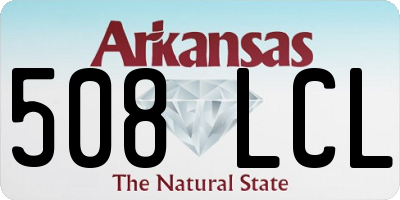 AR license plate 508LCL