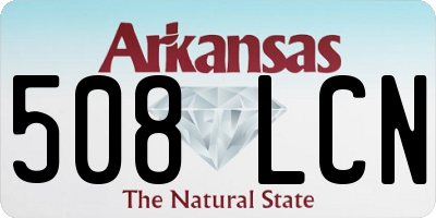 AR license plate 508LCN