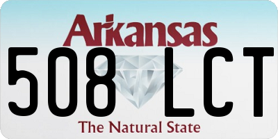 AR license plate 508LCT