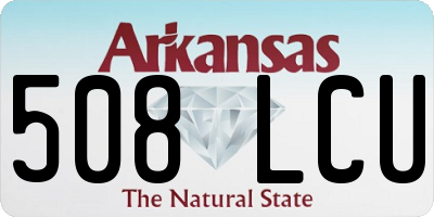 AR license plate 508LCU