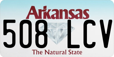 AR license plate 508LCV