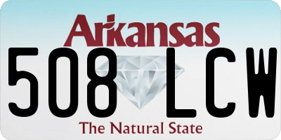 AR license plate 508LCW