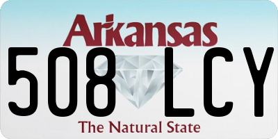 AR license plate 508LCY