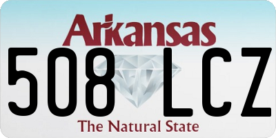 AR license plate 508LCZ