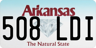 AR license plate 508LDI