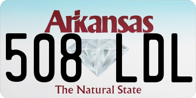 AR license plate 508LDL