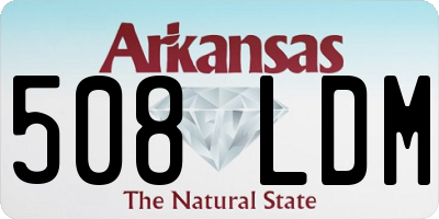 AR license plate 508LDM