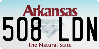 AR license plate 508LDN