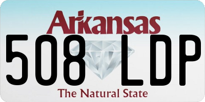 AR license plate 508LDP