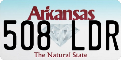 AR license plate 508LDR