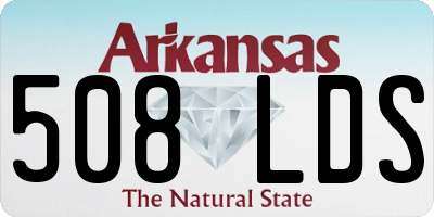 AR license plate 508LDS