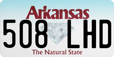 AR license plate 508LHD