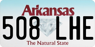 AR license plate 508LHE