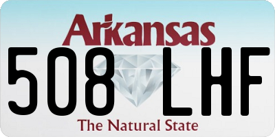 AR license plate 508LHF