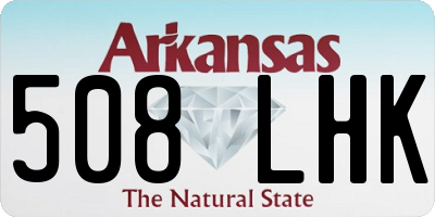 AR license plate 508LHK