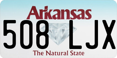 AR license plate 508LJX