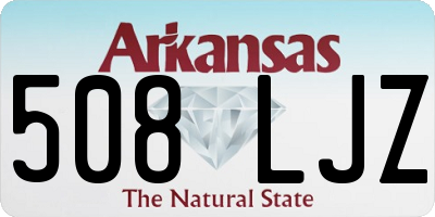 AR license plate 508LJZ