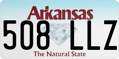 AR license plate 508LLZ