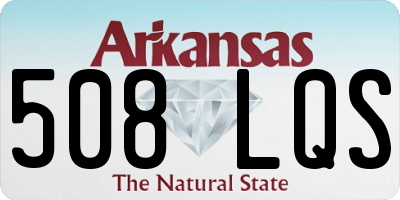 AR license plate 508LQS