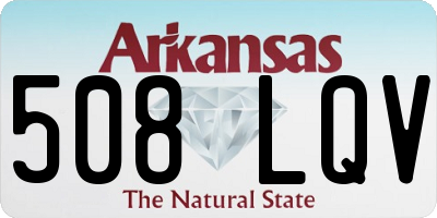 AR license plate 508LQV