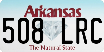 AR license plate 508LRC