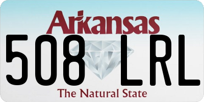 AR license plate 508LRL