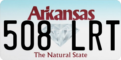 AR license plate 508LRT