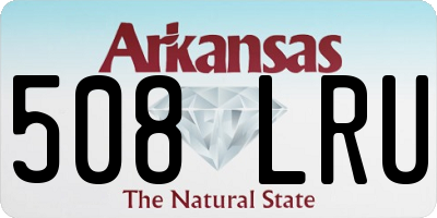 AR license plate 508LRU