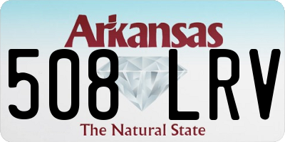 AR license plate 508LRV