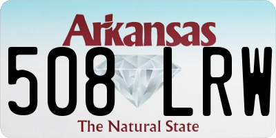 AR license plate 508LRW