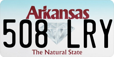 AR license plate 508LRY