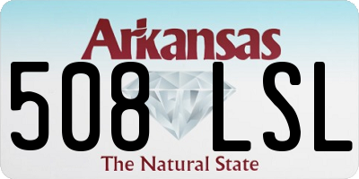 AR license plate 508LSL