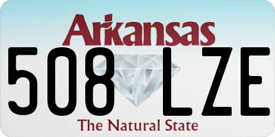 AR license plate 508LZE